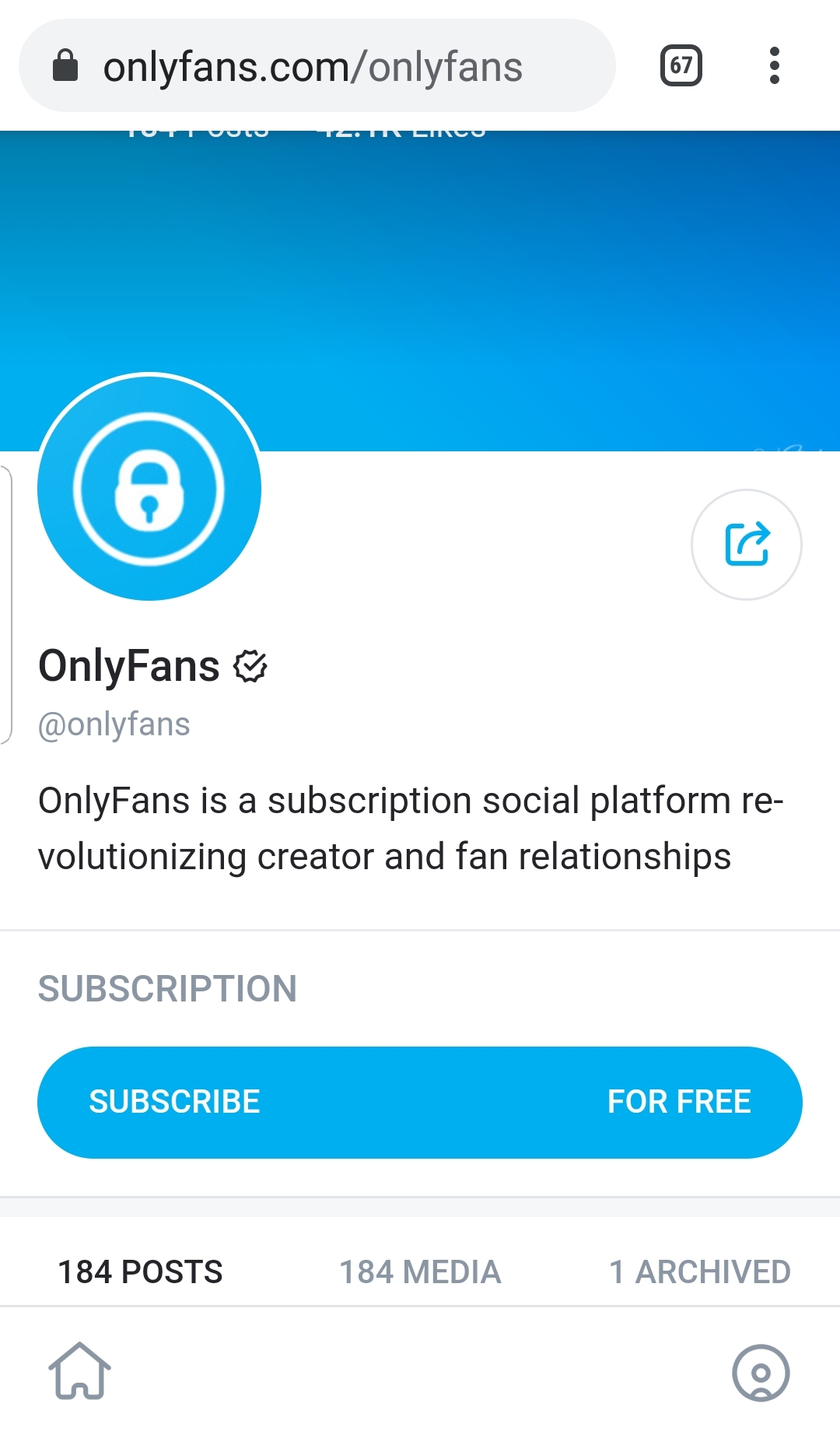 Can you give someone a free subscription on onlyfans