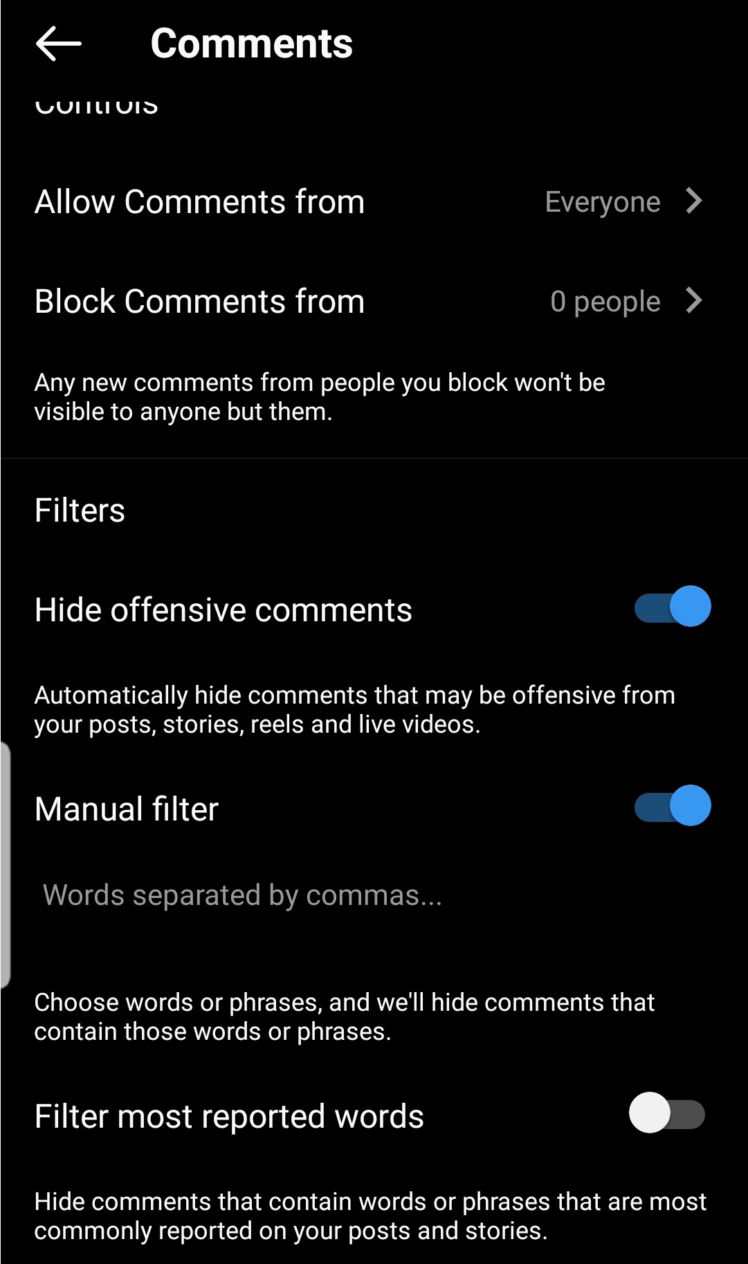 How to delete a comment on Instagram